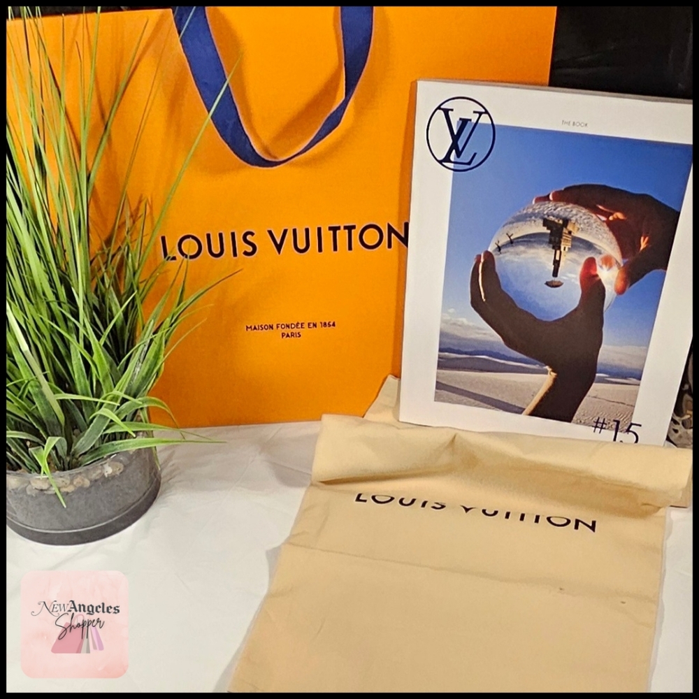 Louis Vuitton Dust Bag, LV Book & 🧡Shopping Bag